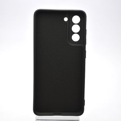 Чехол накладка Silicon Case Full Camera для Samsung G990 Galaxy S21 FE Black/Черный