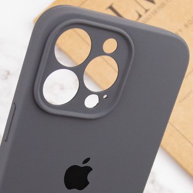 Чохол накладка Silicon Case Full Cover Camera Pro для iPhone 13 Pro Max Pebble