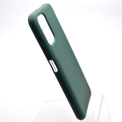 Чохол накладка Silicon Case Full Cover для Xiaomi Redmi Note 10/Redmi Note 10S/Poco M5s Dark Green