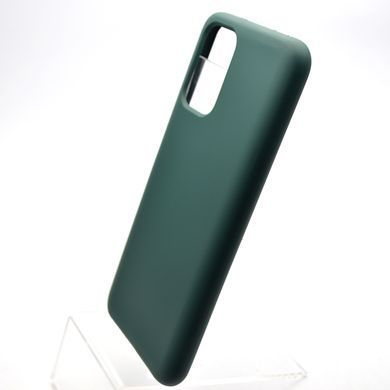 Чохол накладка Silicon Case Full Cover для Xiaomi Redmi Note 10/Redmi Note 10S/Poco M5s Dark Green