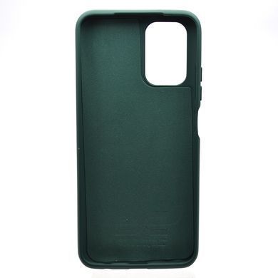 Чохол накладка Silicon Case Full Cover для Xiaomi Redmi Note 10/Redmi Note 10S/Poco M5s Dark Green