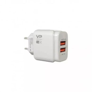 Зарядное устройство (адаптер) Veron VR-C12 2USB 2.4A White