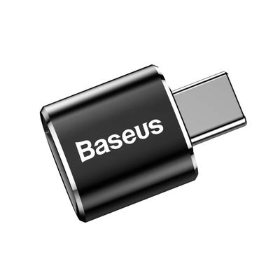 Перехідник Baseus Male Adapter USB to Type-c Black (Чорний) CATOTG-01