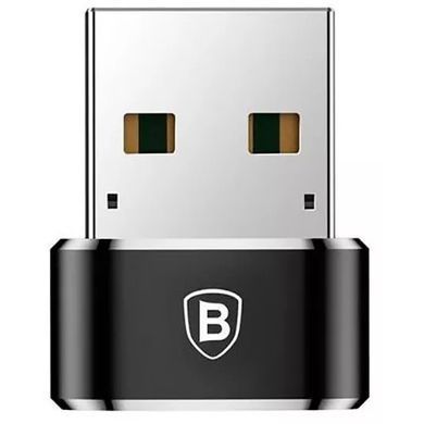Перехідник Baseus Mini USB Type-C - USB (F/M) Black (CAAOTG-01)
