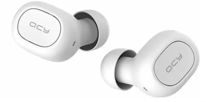 Навушники бездротові TWS QCY T1C White