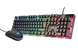 Ігровий набір (провідні клавіатура+миша з підсвіткою) trust GXT 838 Azor Black/Чорний