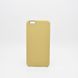 Чехол накладка Silicon Case для iPhone 6 Plus/6S Plus Gold (C)