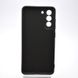Чохол накладка Silicon Case Full Camera для Samsung G990 Galaxy S21 FE Black/Чорний