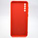 Чохол накладка Silicone case Full Camera Lakshmi для Samsung A30s/A50 Galaxy A307/A505 Red/Червоний