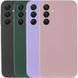 Чехол накладка Silicon Case Full Camera Samsung A16 5G Galaxy A166 Pink Sand
