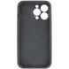 Чехол накладка Silicon Case Full Cover Camera Pro для iPhone 13 Pro Max Pebble