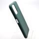 Чохол накладка Silicon Case Full Cover для Xiaomi Redmi Note 10/Redmi Note 10S/Poco M5s Dark Green