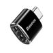 Перехідник Baseus Male Adapter USB to Type-c Black (Чорний) CATOTG-01