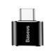 Переходник Baseus Male Adapter USB to Type-c Black (Черный) CATOTG-01