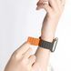 Ремінець Wiwu Wi-WB001 для Apple Watch 42mm/44mm/45mm/49mm Grey Orange (Сірий з оранжевим)