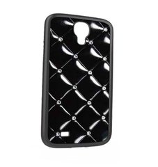 Чехол накладка iCover Quilting cover case for Samsung i9500 Galaxy S IV, Black (GS4-QT-BK)