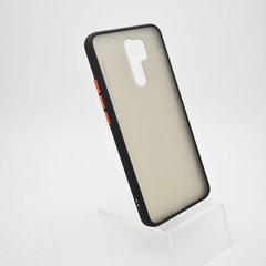 Чохол з напівпрозорою задньою кришкою Matte Color Case TPU для Xiaomi Redmi 9 Black