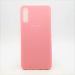 Чехол накладка New Silicon Cover for Samsung A505 Galaxy A50 (2019) Pink Copy