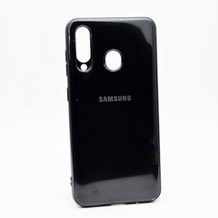 Чохол глянцевий з логотипом Glossy Silicon Case для Samsung A6060 Galaxy A60 Black