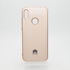 Чохол глянцевий з логотипом Glossy Silicon Case для Huawei Y6 2019/Honor 8A Gold
