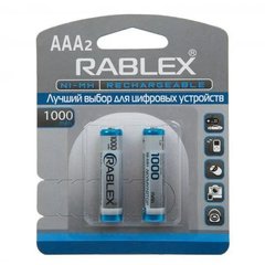 Акумуляторна батарейка Rablex 1.2V AAA 1000 mAh