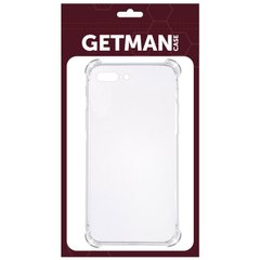 Силіконовий прозорий чохол накладка TPU WXD Getman для iPhone 7 Plus/iPhone 8 Plus Transparent/Прозорий