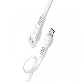 Кабель Hoco X40 Noah microUSB 1m White