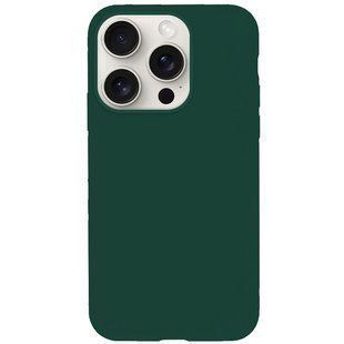 Чехол накладка Silicon Case Full Cover для Apple iPhone 16 Pro Forest Green