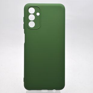 Силиконовый чехол накладка Silicon Case Full Camera Lakshmi для Samsung A047 Galaxy A04s Dark Green/Темно-зеленый