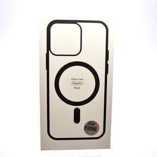 Чохол накладка з MagSafe Clear Case Magnetic для Apple iPhone 12 Pro Max Black