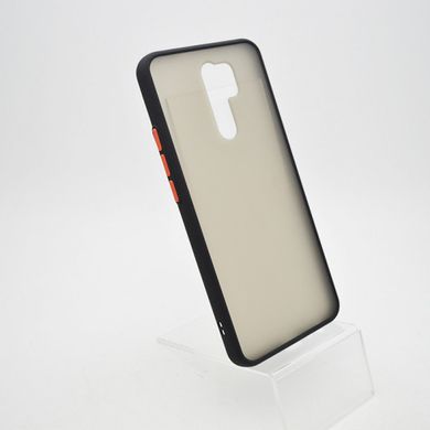 Чехол с полупрозрачной задней крышкой Matte Color Case TPU для Xiaomi Redmi 9 Black
