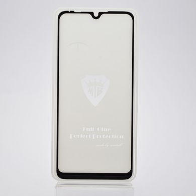 Защитное стекло для Xiaomi Mi A3 / Mi9 Lite Full Glue Premium 2.5D (0.33mm) Black тех. пакет