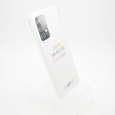 Чехол накладка Slim Premium для Samsung A525 Galaxy A52 Прозрачный
