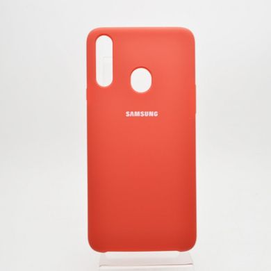 Чехол накладка Silicon Cover for Samsung A207 Galaxy A20s Red Copy