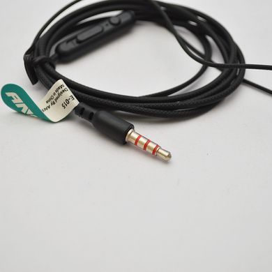 Навушники провідні з мікрофоном ANSTY E-015 3.5mm Black