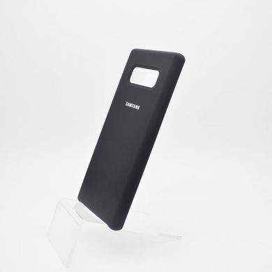 Чехол накладка Silicon Cover for Samsung N950 Galaxy Note 8 Black Copy