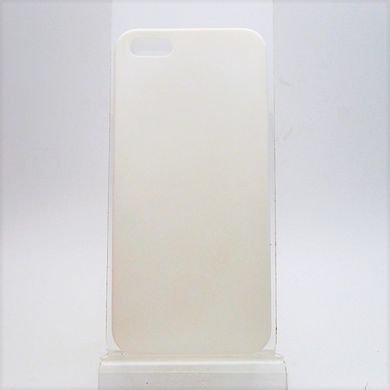 Чехол накладка Red Angel 0,2 мм для iPhone 5 (глянцевая) GLOSSY White