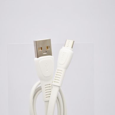 Кабель Hoco X40 Noah microUSB 1m White