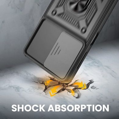 Чехол накладка Armor Case CamShield для Samsung A325 Galaxy A32 Black