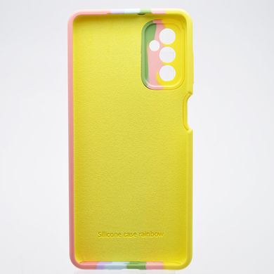 Чохол з райдужним дизайном Silicon Case Rainbow для Samsung M526 Galaxy M52 №3