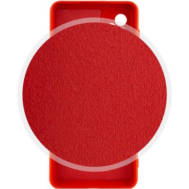 Чохол накладка Silicon Case Full Camera Galaxy M34 Samsung M346 Red/Червоний