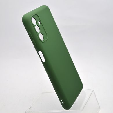 Силіконовий чохол накладка Silicon Case Full Camera Lakshmi для Samsung A047 Galaxy A04s Dark Green/Темно-зеленый