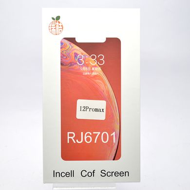 Дисплей (екран) LCD iPhone 12 Pro Max з тачскріном Black TFT RJ Incell