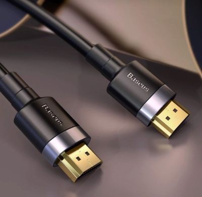 Кабель Baseus Cafule 4K HDMI Male to 4K HDMI Male 1m Black (CADKLF-E01)