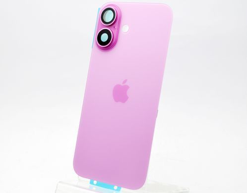 Задня кришка зі склом камери Apple iPhone 16 Pink Original (Рожевий)