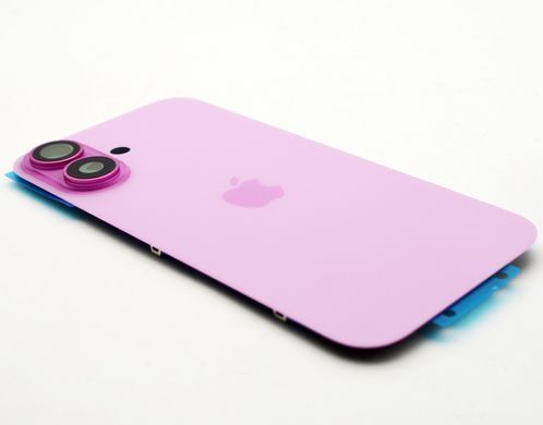 Задня кришка зі склом камери Apple iPhone 16 Pink Original (Рожевий)
