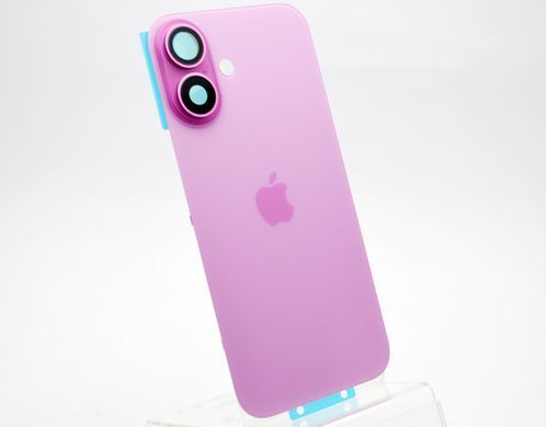 Задня кришка зі склом камери Apple iPhone 16 Pink Original (Рожевий)