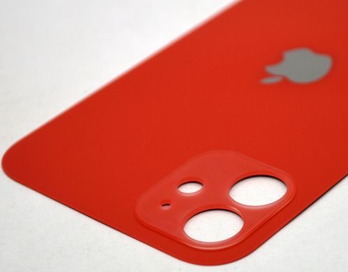 Задняя крышка Apple iPhone 12 Red HC (с большим отверстием для камеры)