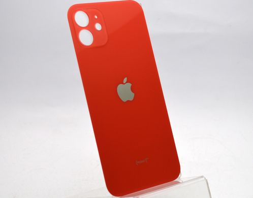 Задняя крышка Apple iPhone 12 Red HC (с большим отверстием для камеры)