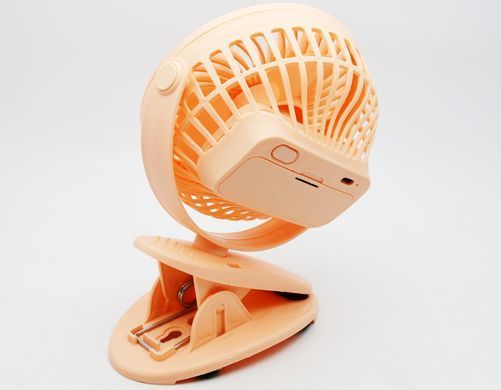 Портативний настільний вентилятор з прищепкою Clip Light Fan Model 138 2000 mAh Pink (Рожевий)